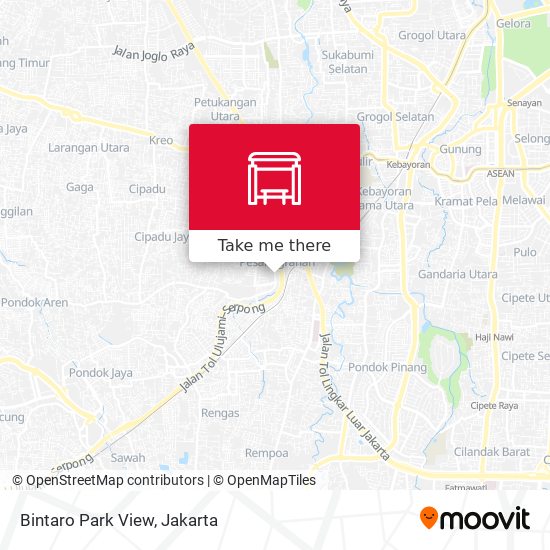 Bintaro Park View map