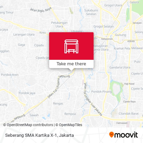 Seberang SMA Kartika X-1 map