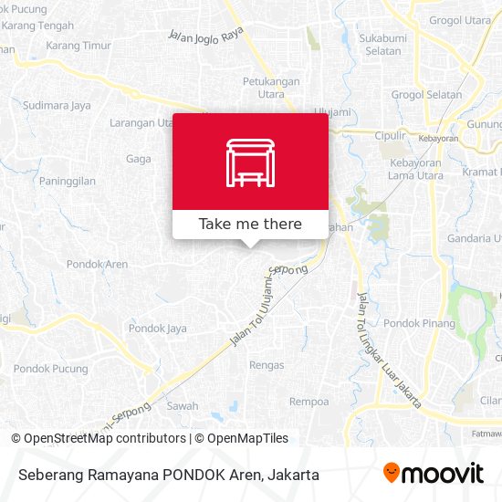 Seberang Ramayana PONDOK Aren map
