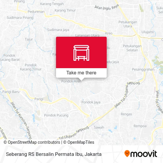 Seberang RS Bersalin Permata Ibu map