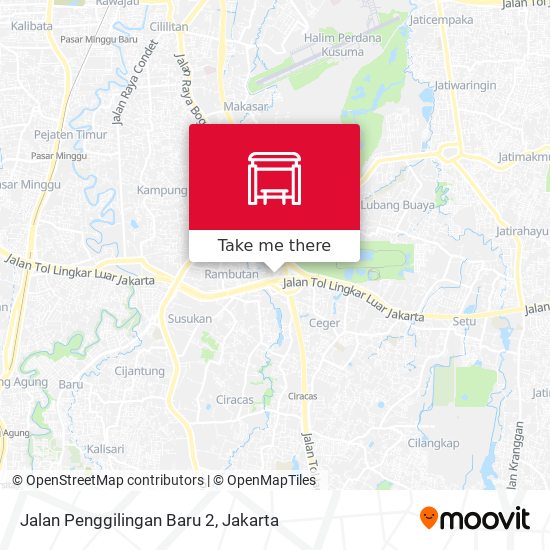 Jalan Penggilingan Baru 2 map