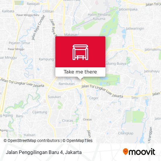 Jalan Penggilingan Baru 4 map