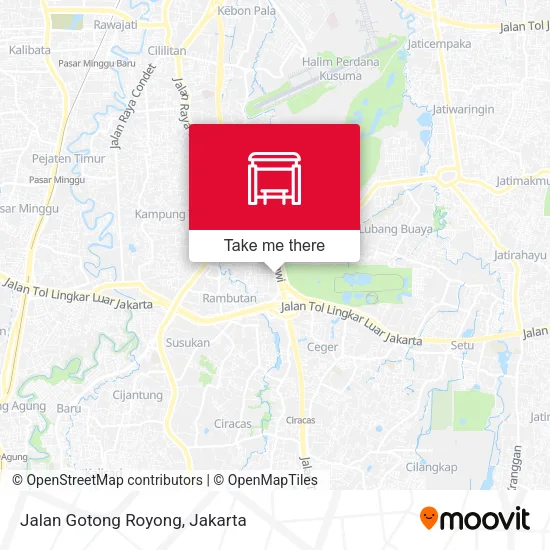 Jalan Gotong Royong map