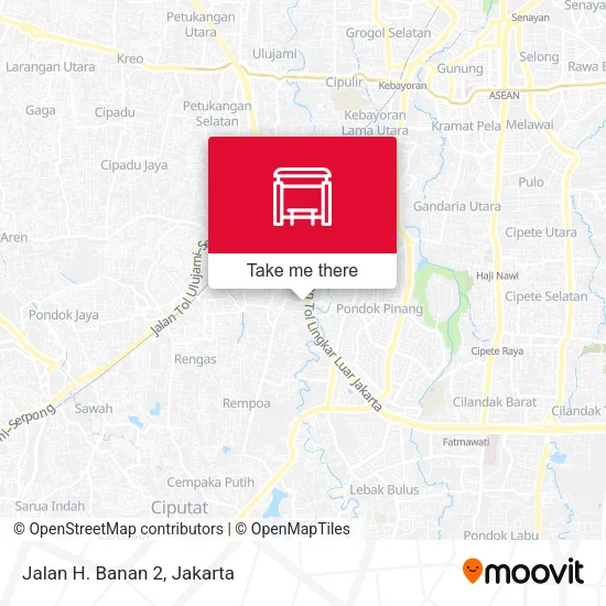Jalan H. Banan 2 map