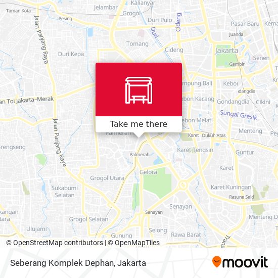 Seberang Komplek Dephan map