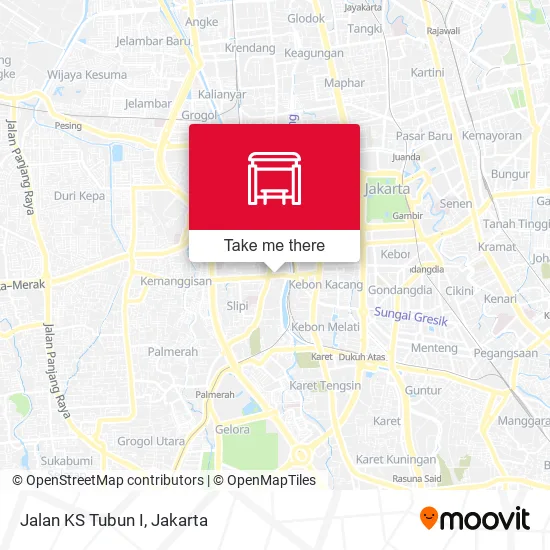 Jalan KS Tubun I map