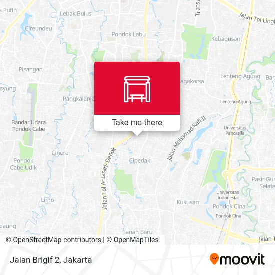 Jalan Brigif 2 map