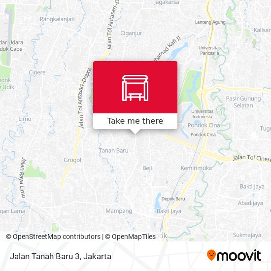 Jalan Tanah Baru 3 map