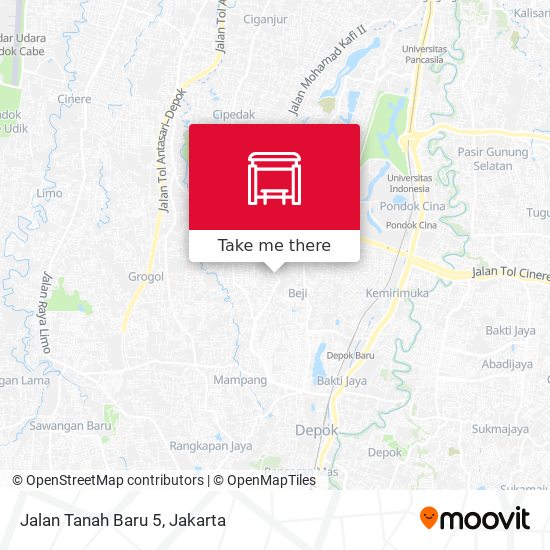 Jalan Tanah Baru 5 map