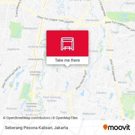 Seberang Pesona Kalisari map