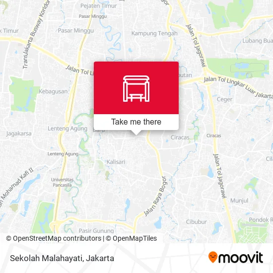 Sekolah Malahayati map
