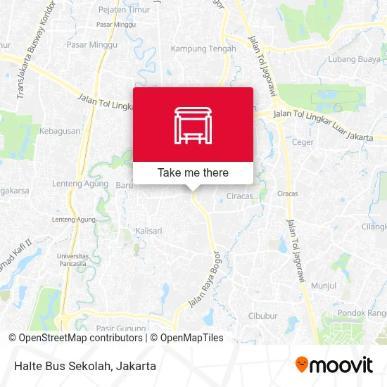 Halte Bus Sekolah map