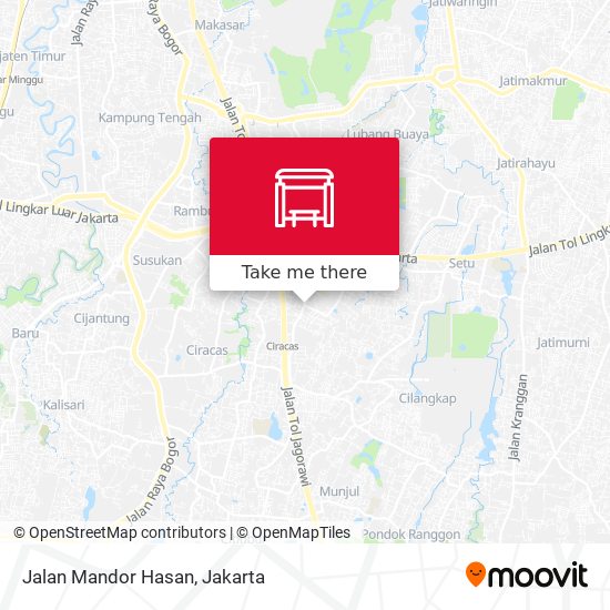 Jalan Mandor Hasan map