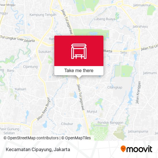 Kecamatan Cipayung map