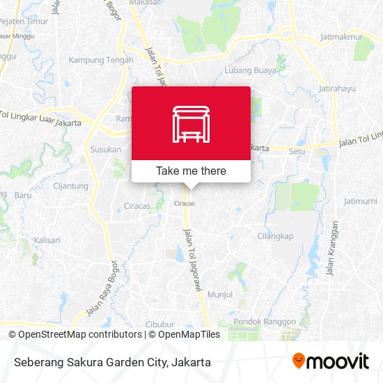 Seberang Sakura Garden City map