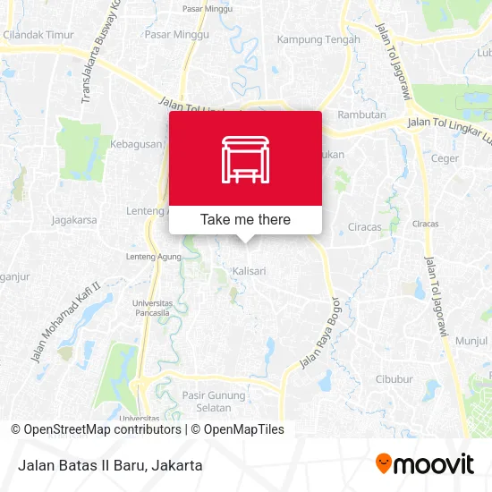 Jalan Batas II Baru map