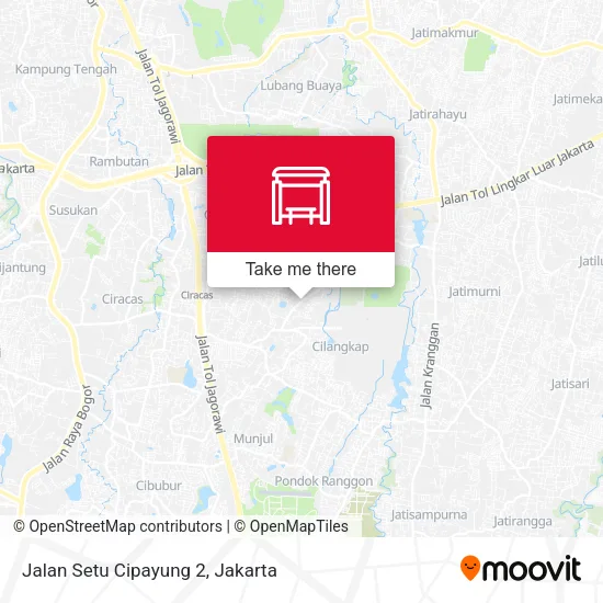 Jalan Setu Cipayung 2 map