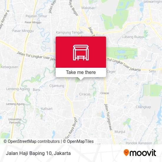 Jalan Haji Baping 10 map