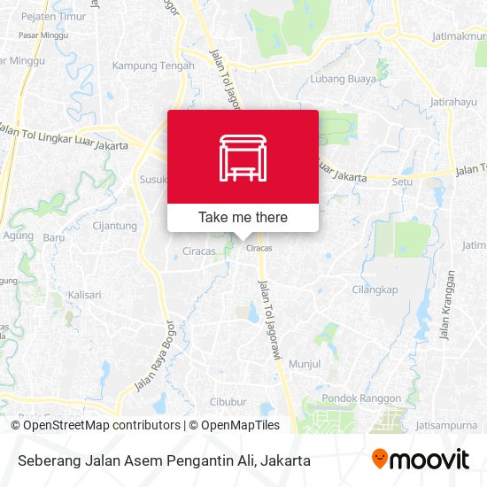 Seberang Jalan Asem Pengantin Ali map