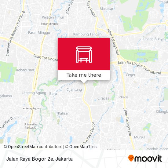 Jalan Raya Bogor 2e map