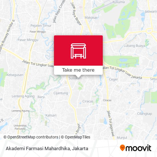 Akademi Farmasi Mahardhika map