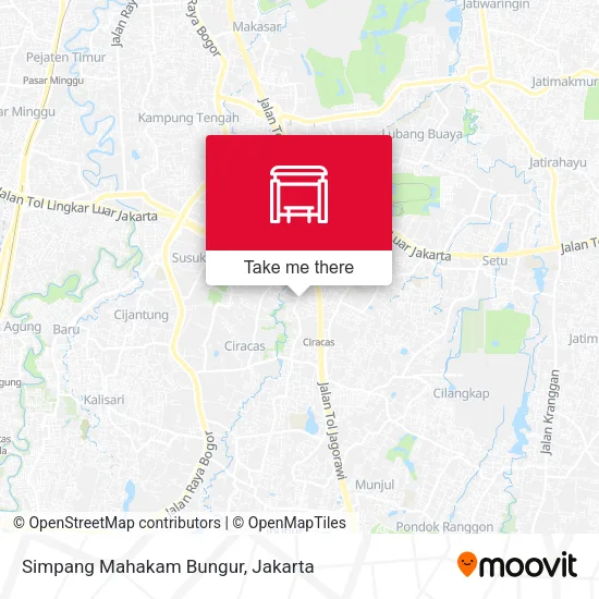 Simpang Mahakam Bungur map