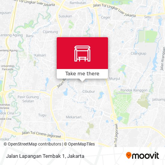 Jalan Lapangan Tembak 1 map