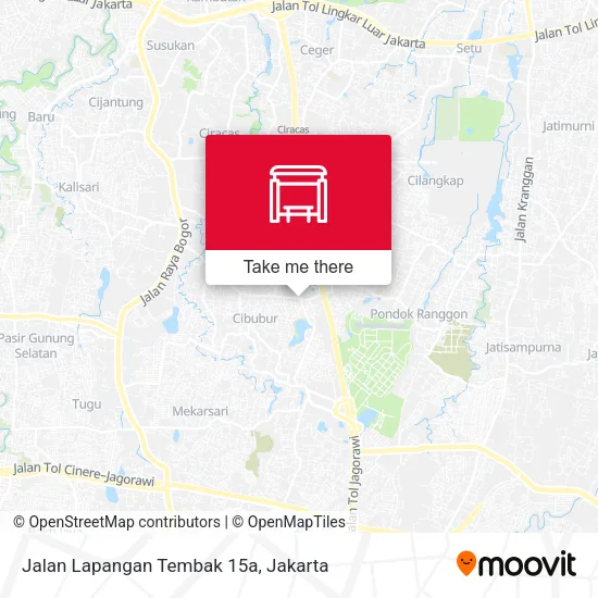Jalan Lapangan Tembak 15a map