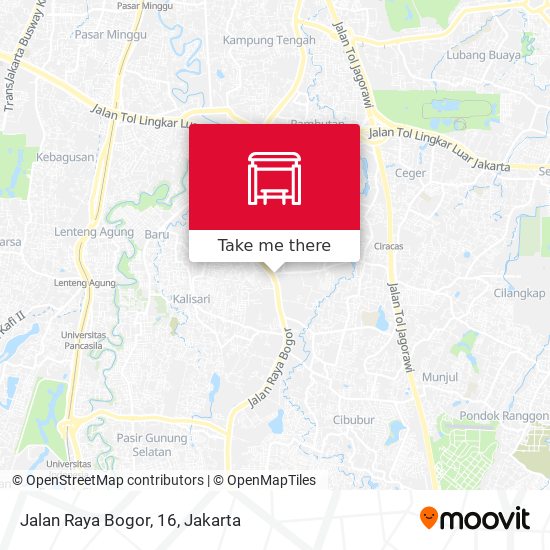 Jalan Raya Bogor, 16 map