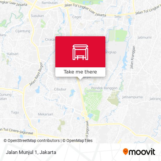 Jalan Munjul 1 map