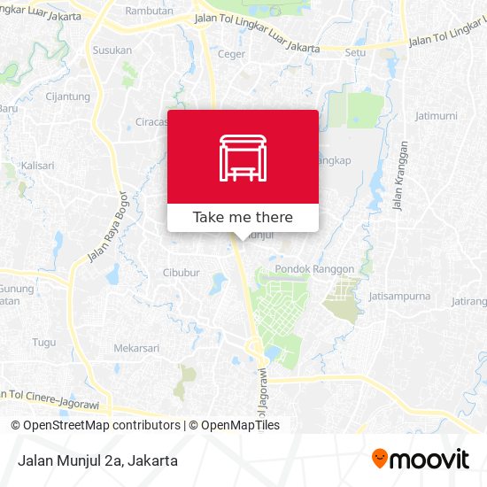 Jalan Munjul 2a map