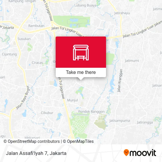 Jalan Assafi'Iyah 7 map