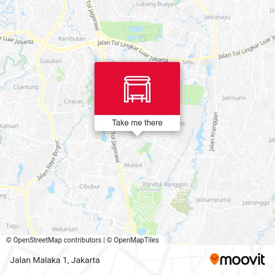 Jalan Malaka 1 map