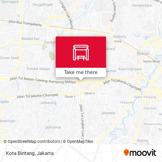 Kota Bintang map