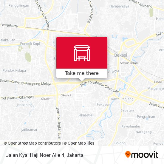 Jalan Kyai Haji Noer Alie 4 map