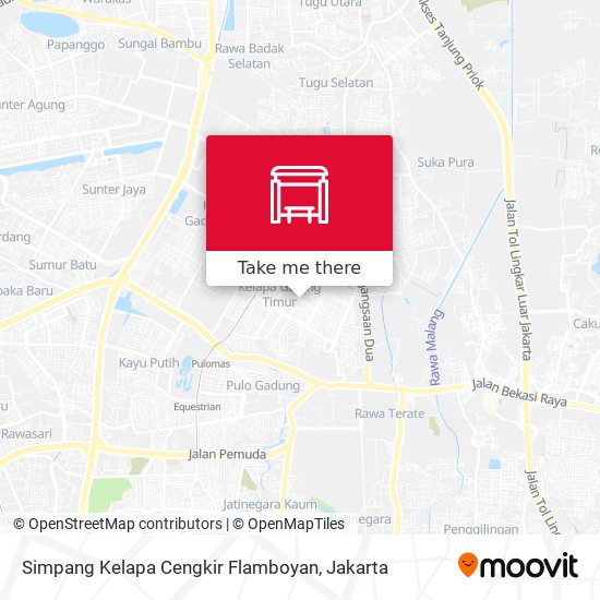 Simpang Kelapa Cengkir Flamboyan map