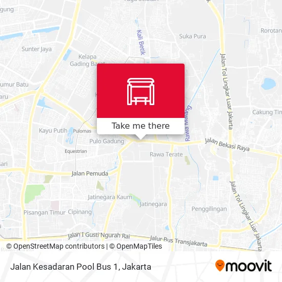 Jalan Kesadaran Pool Bus 1 map