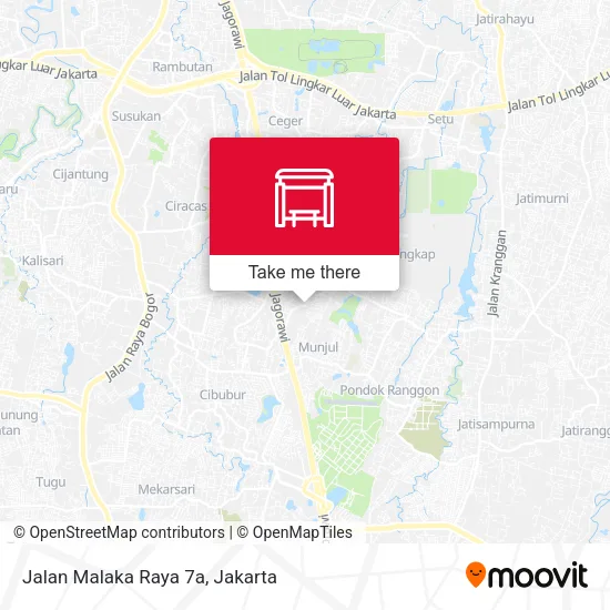 Jalan Malaka Raya 7a map