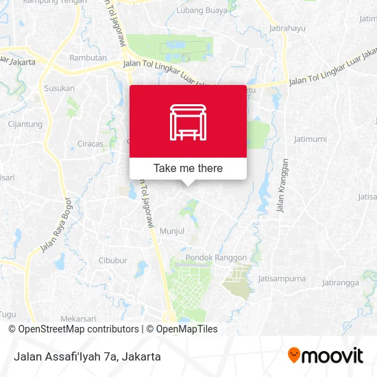 Jalan Assafi'Iyah 7a map