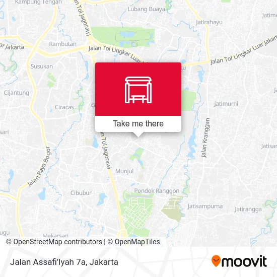 Jalan Assafi'Iyah 7a map