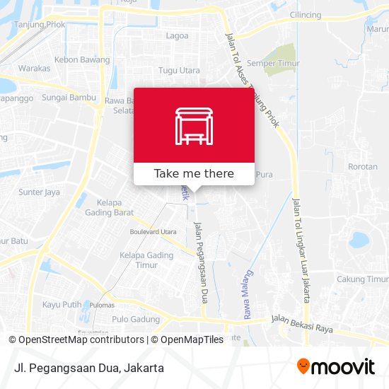 Jl. Pegangsaan Dua map