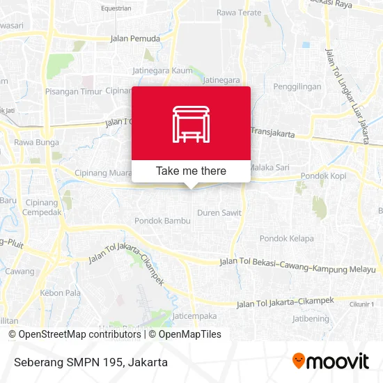 Seberang SMPN 195 map