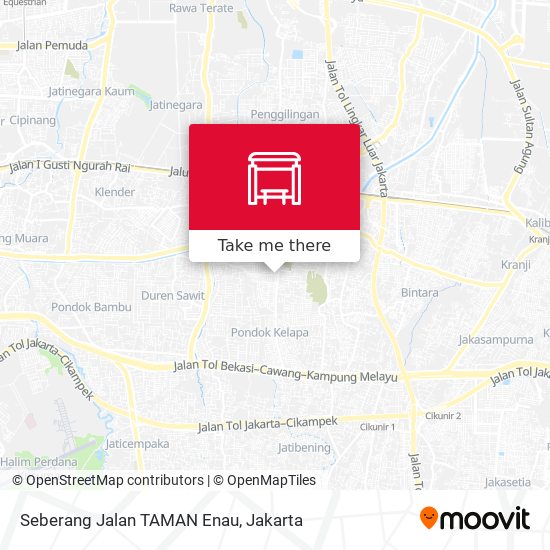 Seberang Jalan TAMAN Enau map