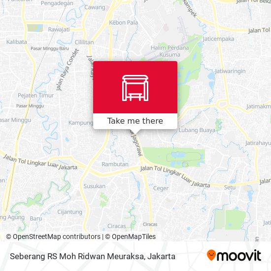 Seberang RS Moh Ridwan Meuraksa map