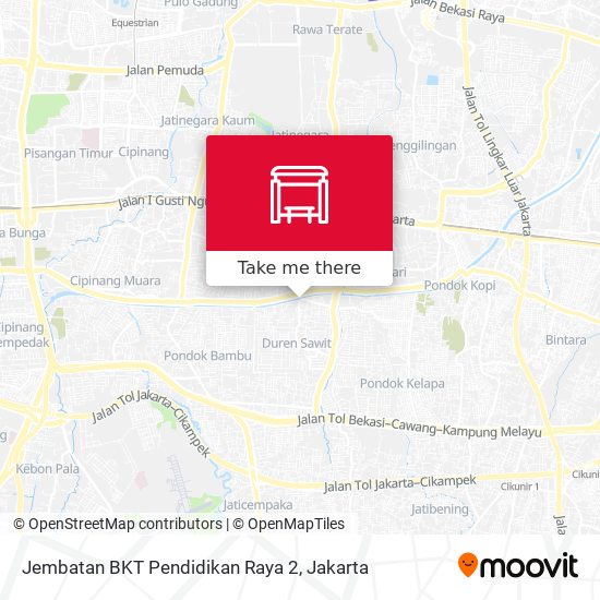 Jembatan BKT Pendidikan Raya 2 map