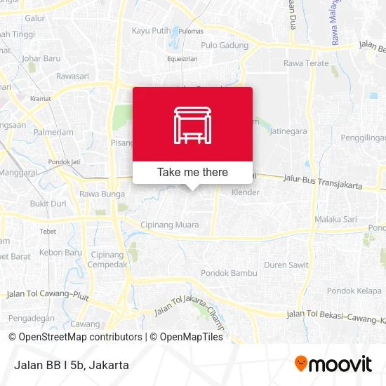 Jalan BB I 5b map
