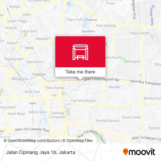 Jalan Cipinang Jaya 1b map