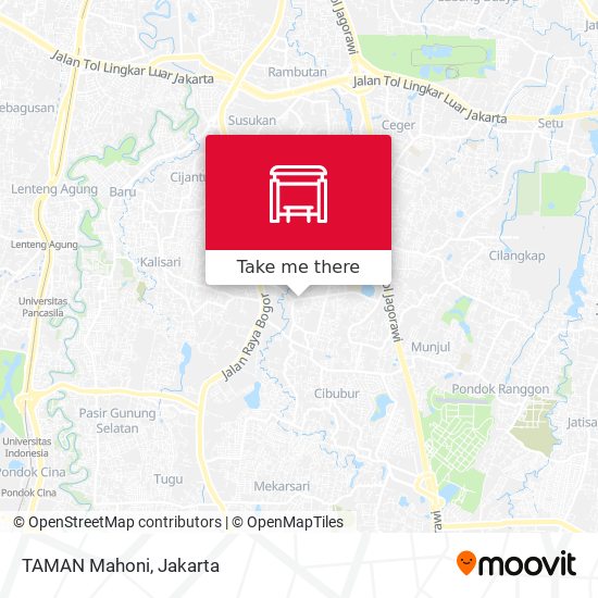 TAMAN Mahoni map