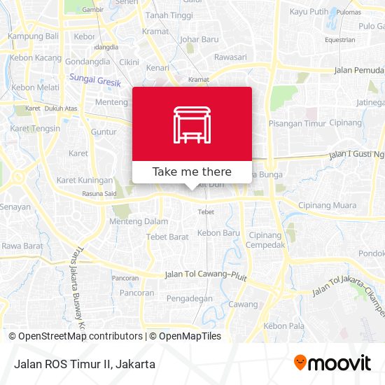 Jalan ROS Timur II map