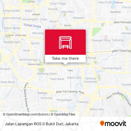 Jalan Lapangan ROS II Bukit Duri map
